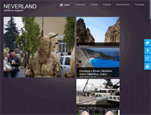 Tablet Screenshot of neverland.cz